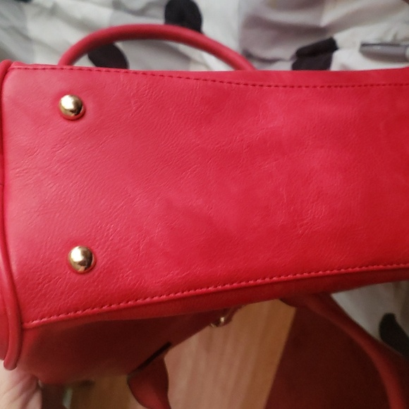 NWOT Exquisite Mellow world vegan leather "jasmine" satchel purse, Beautiful … - Picture 5 of 8